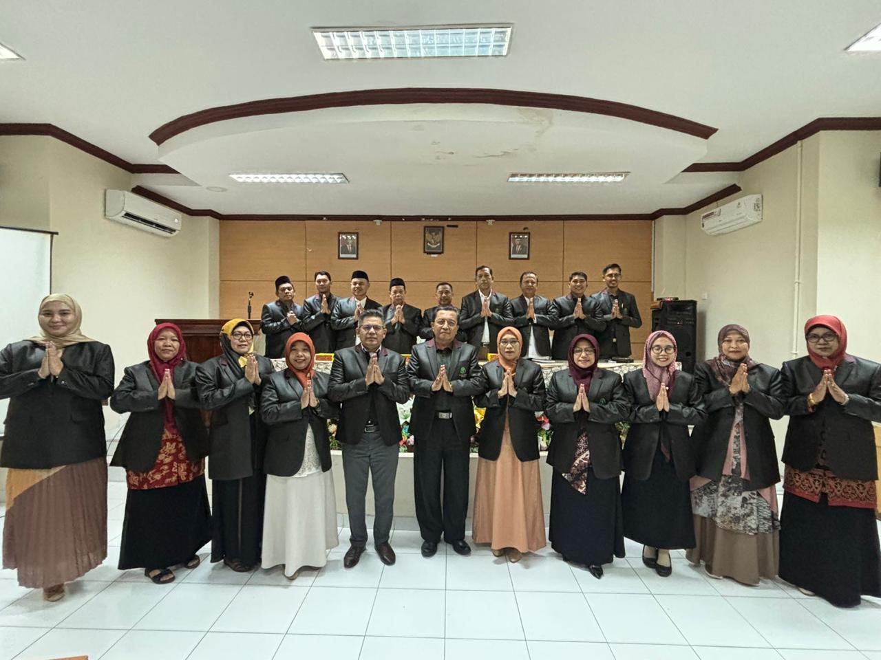 Dekan, Para Wakil Dekan I,II,, III dan Para Kajur/Sekretaris Jurusan-Prodi FDK Universitas Islam Neg