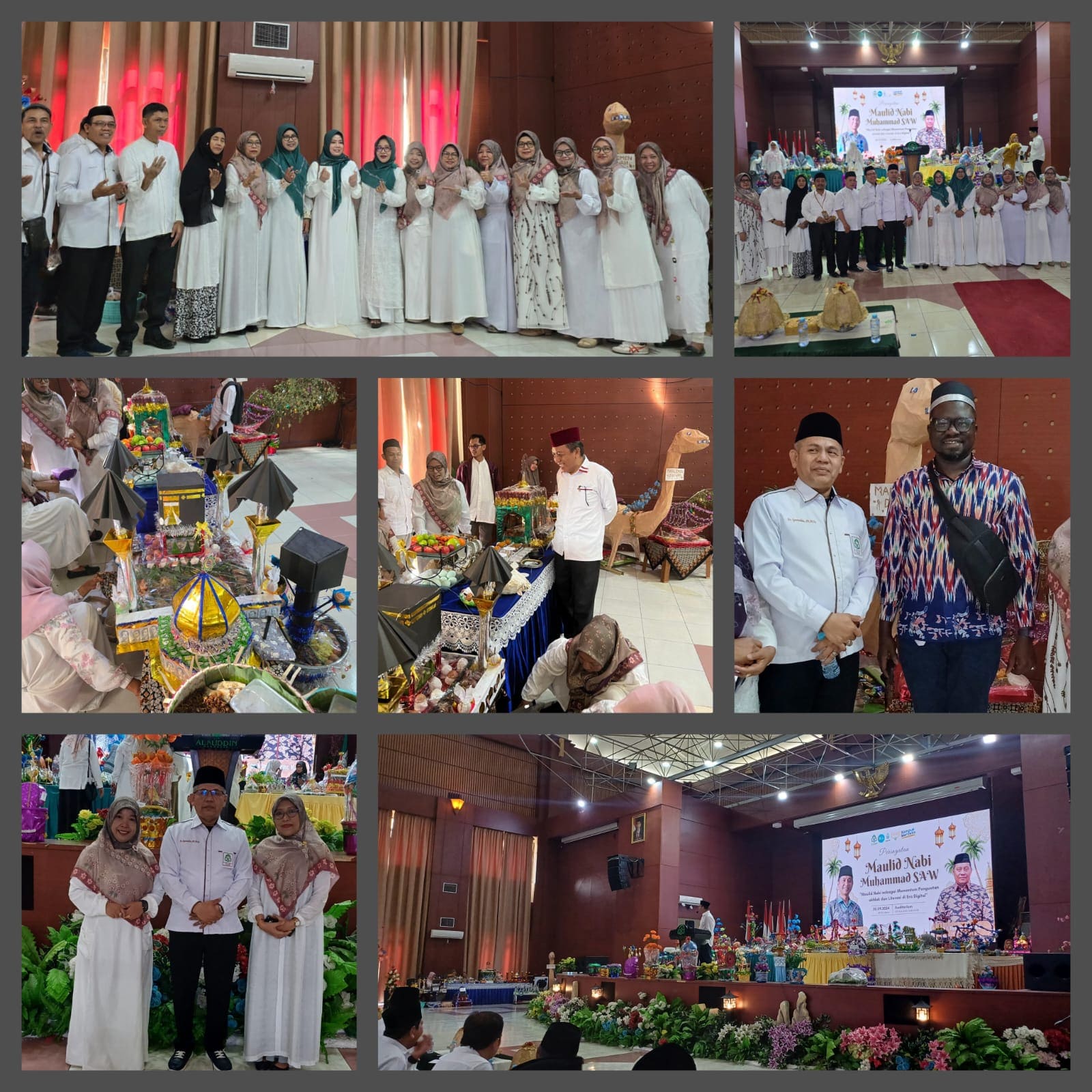 Para Pimpinan, Kajur Sekjur,  Dosen dan Staf FDK Menghadiri  Maulid Nabi Muhammad SAW