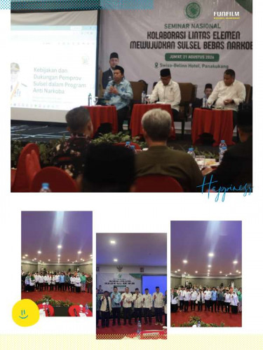 Perkuat Ketahanan Keluarga, Pemprov Sulsel dan Ganas Annar MUI Sulsel Gelar Seminar Nasional Anti-Narkoba