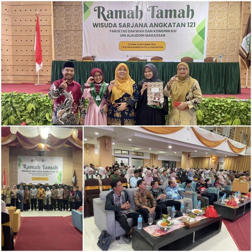 Calon Wisudawan BPI Ikuti Ramah Tamah Wisuda Sarjana Angkatan 122 FDK UIN Alauddin Makassar