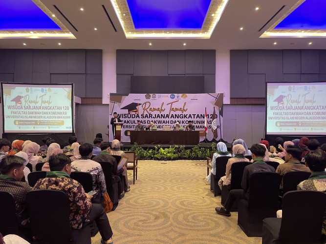 FDK UIN Alauddin Gelar Ramah Tamah Wisuda Sarjana Angkatan 120